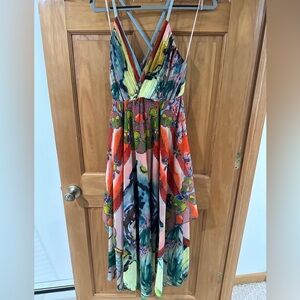 alice+olivia Lola Handkerchief Dress size 4